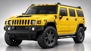 Hummer H2 3D Model 3D model