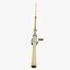 3D fishing pole model