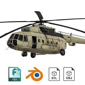 eygpt helicopter 3D model