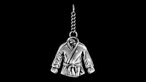 karate dress key holder key chain
