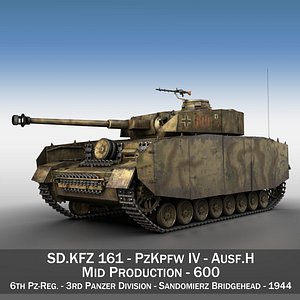 PzKpfw IV - Panzer 4 - Ausf.H - 600