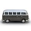 Volkswagen Type 2 Black Rigged