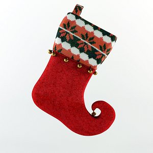 3d model christmas socks
