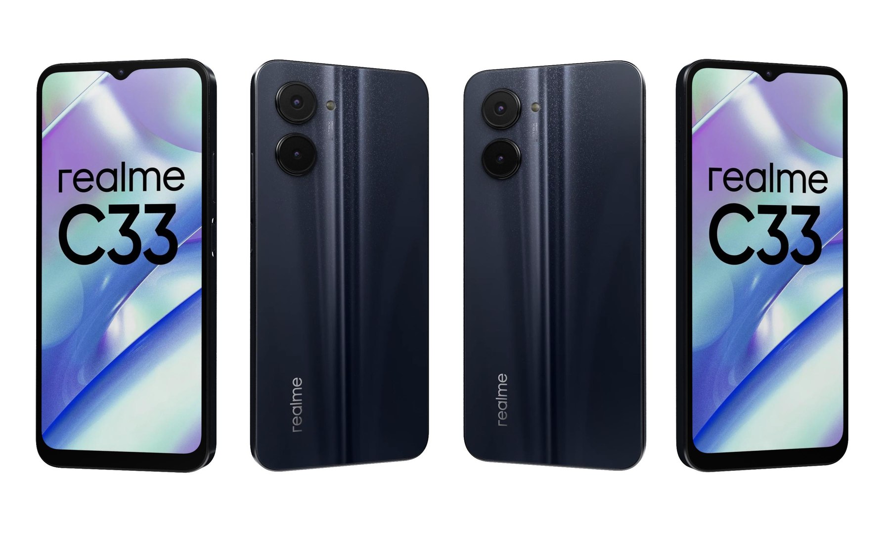 realme c33 3d view