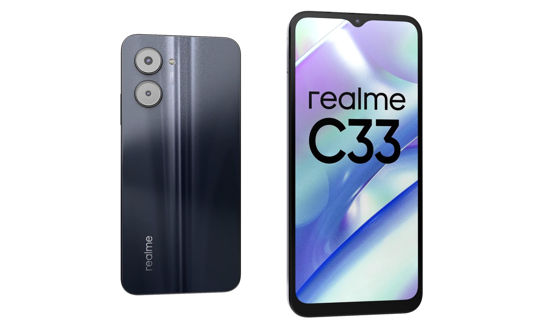 realme c33 3d view