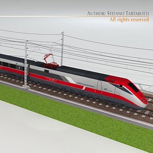 3ds etr500 frecciarossa speed train