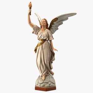 3D Angel of Light Statue