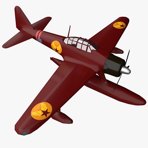 3D Biplane model