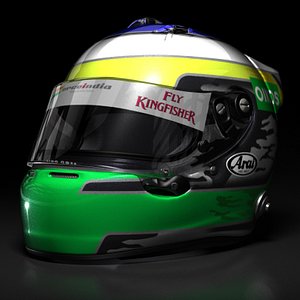 Giancarlo Fisichella 2009 F1 helmet