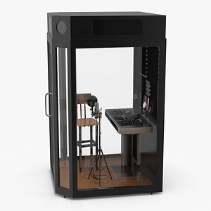 3D model Soundproof Recording Booth