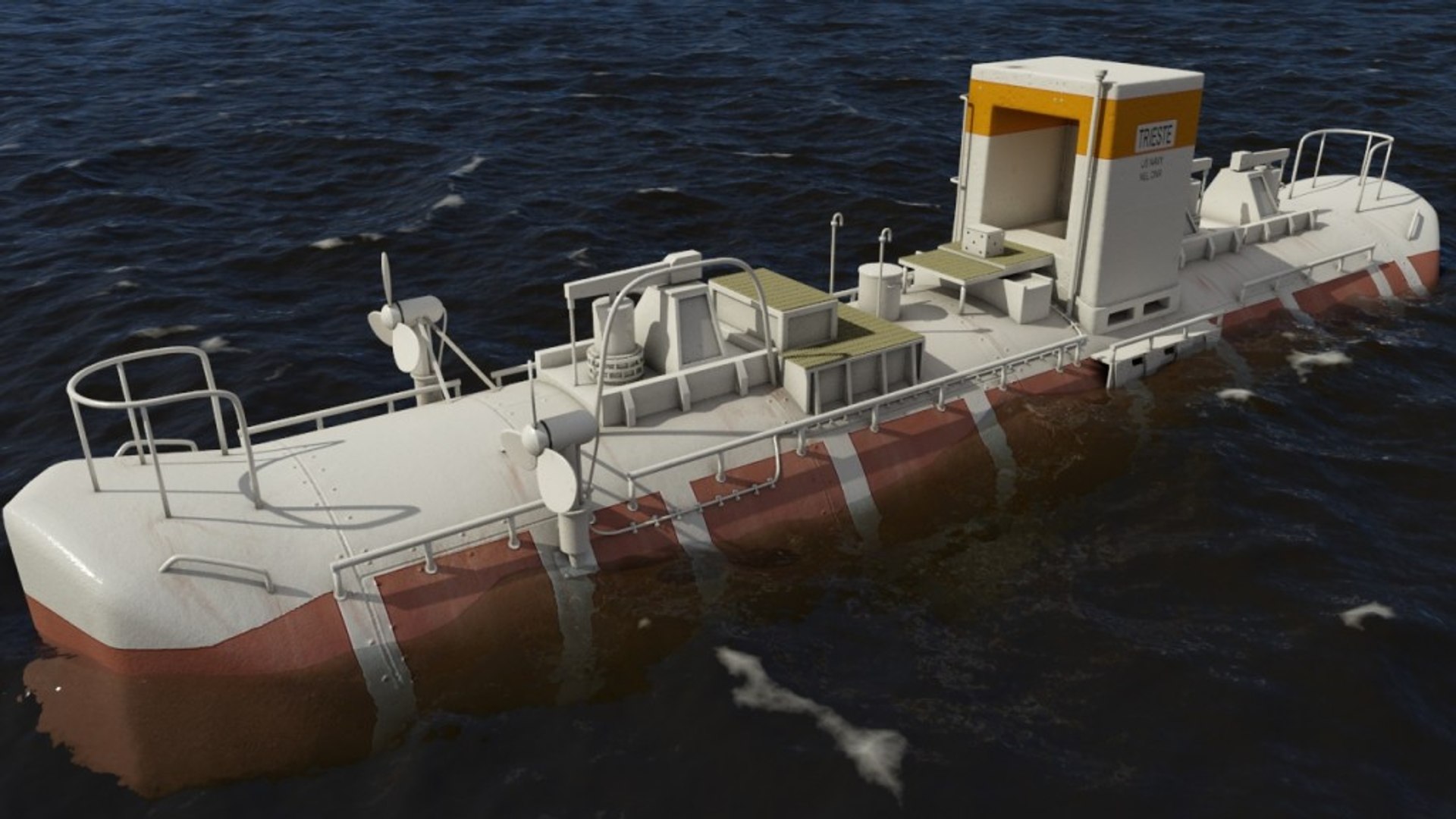 MIR de Bathyscaphe Modelo 3D - TurboSquid 560881