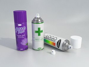 spray set - ar-vr 3D model