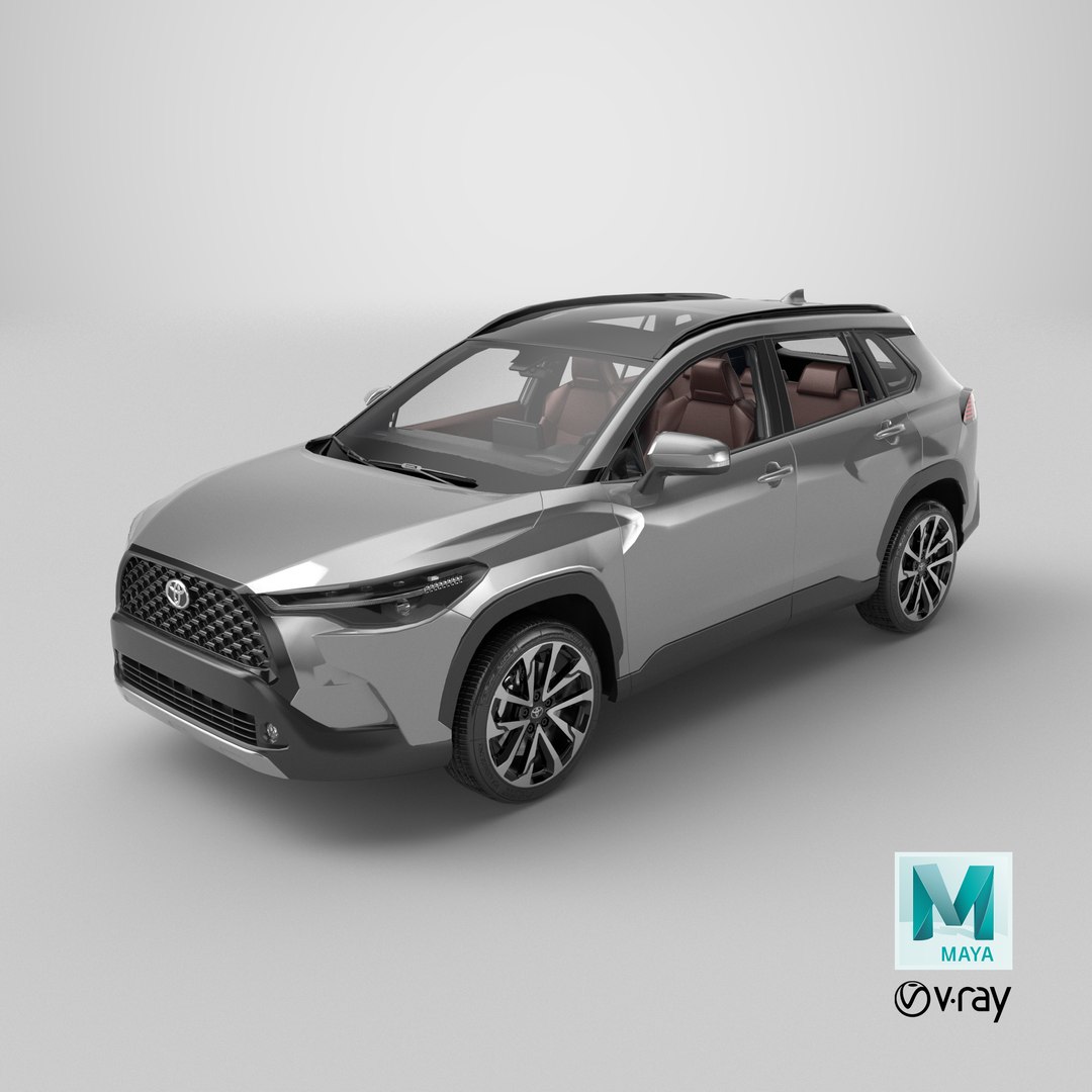 3D Toyota Corolla Cross 2023 White Color https://p.turbosquid.com/ts-thumb/Gv/1Nmr3B/mG/stemcell_maya_vray_render/png/1715676773/1920x1080/fit_q87/a6c617b23a901be8356805a58afe94b617ec4d1b/stemcell_maya_vray_render.jpg