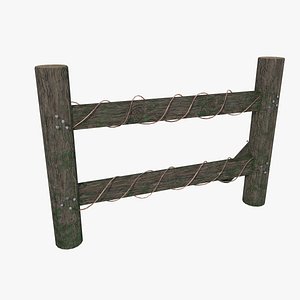 obj fence old wood