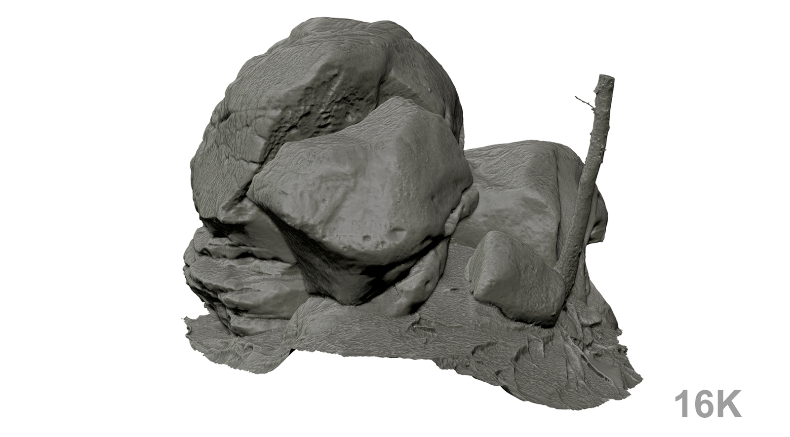 boulders stone 3d model