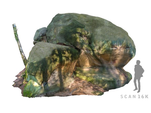 boulders stone 3d model