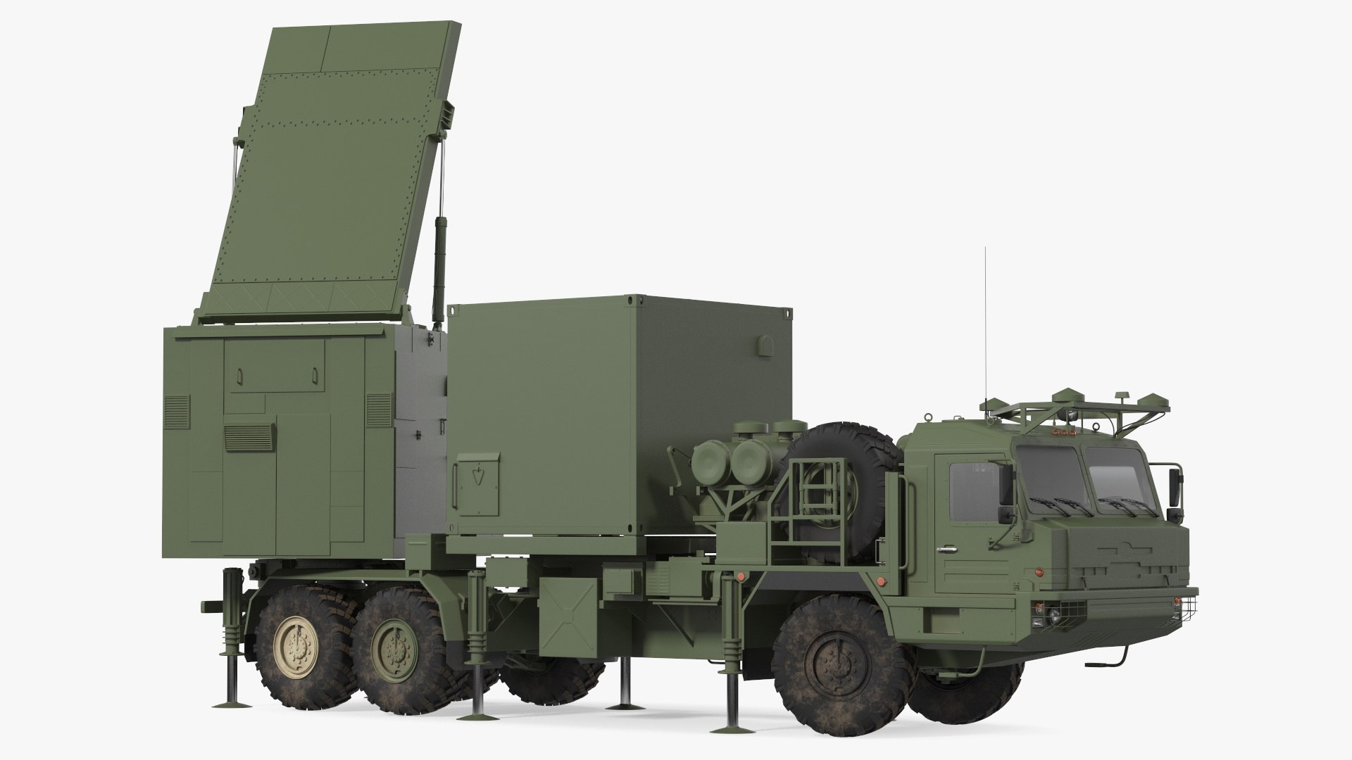 Mobile Tracking Radar Vityaz 50R6 3D model preview