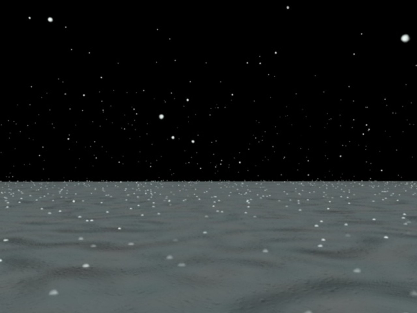 3d Model Snow Snowfall