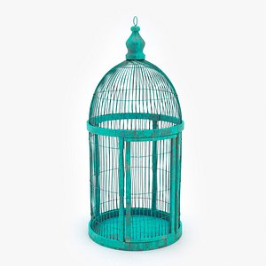 Old Bird Cage wo Pole
