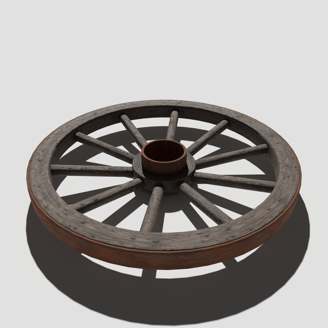 Pbr cart wheel 3D model TurboSquid 1551441