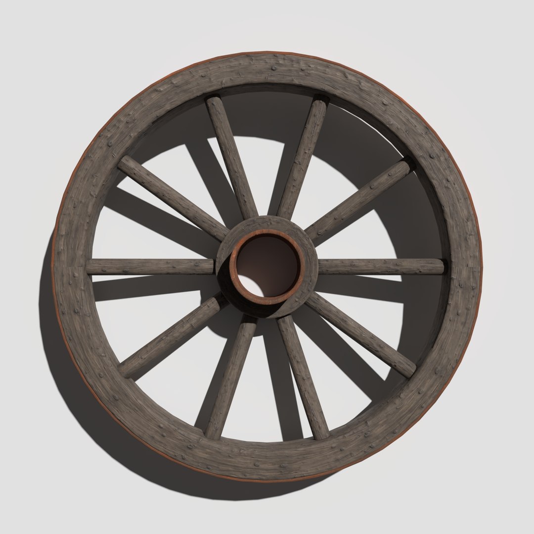 Pbr cart wheel 3D model TurboSquid 1551441