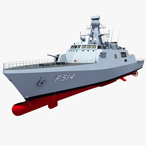 TCG KINALIADA Turkish Milgem Class Corvette model