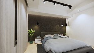 Suite interior design 3D model