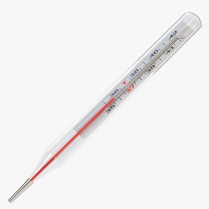 clinical thermometer 3D model