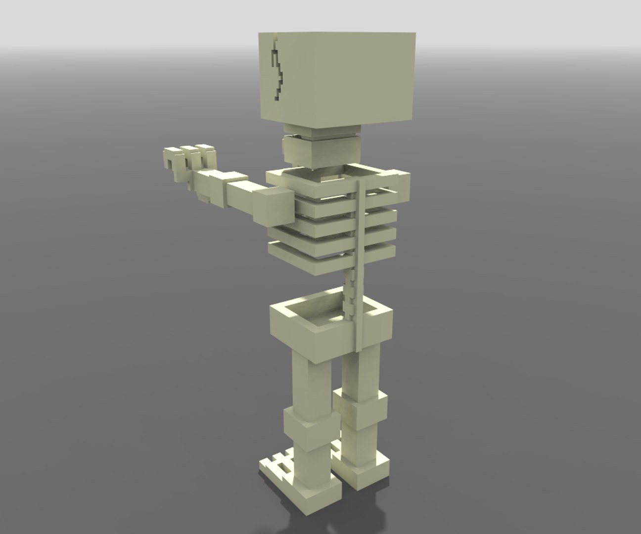 Voxel 3d model