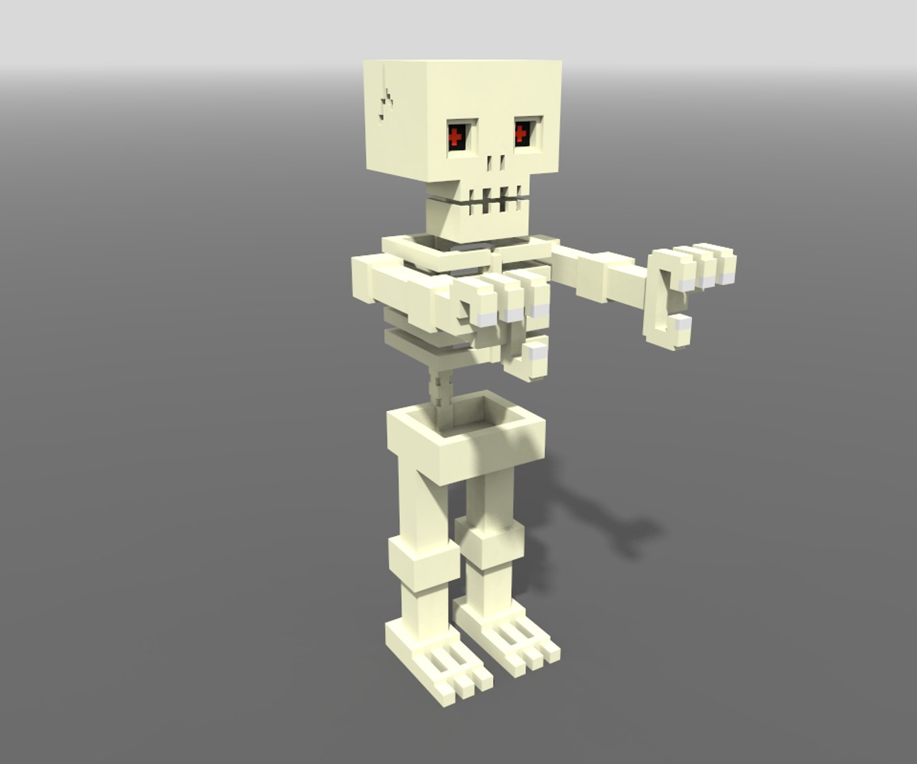 3D Voxel Skeleton - TurboSquid 1342666