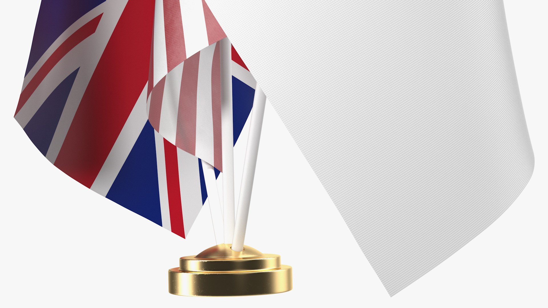 3D Model Table Flags United Kingdom - TurboSquid 1476375