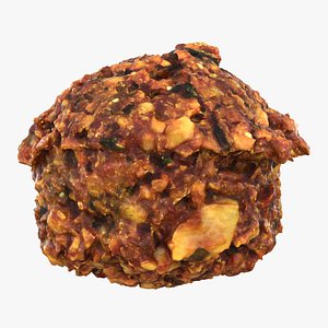 3D Falafel 02 Raw Scan model
