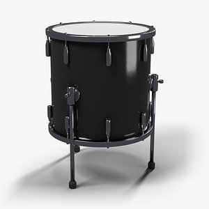 Floor Tom Drum 16 x 16 Inch with Legs - PBR with LODs
