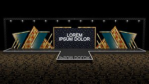 Glamorus Stage and Backdrop
