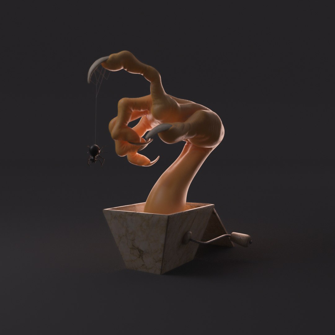 Hand Scary 3D - TurboSquid 1416866