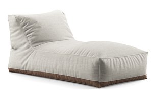 Gray Outdoor Waterproof Fabric Bean Bag Chair