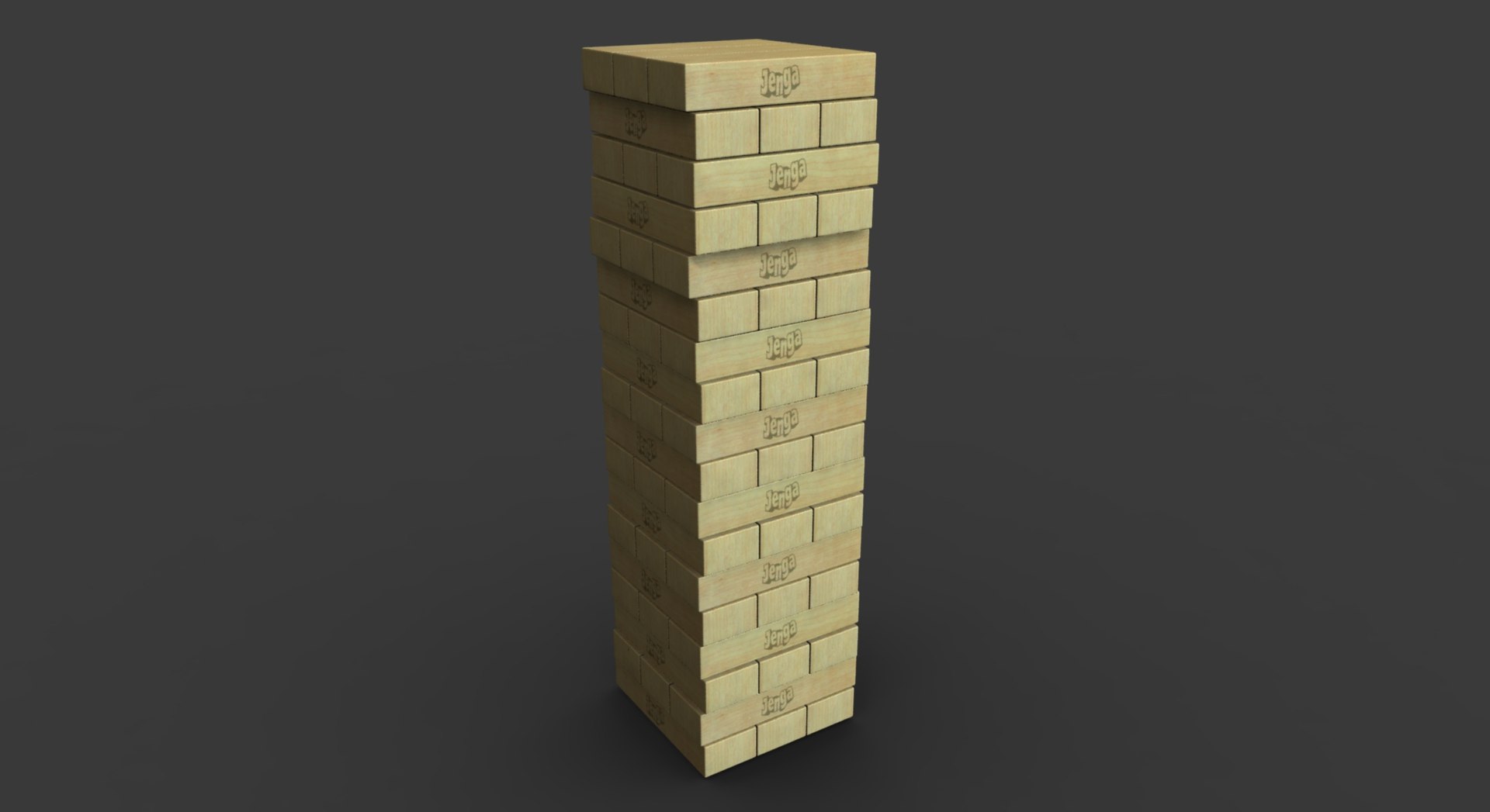 Ma Jenga Realistic Fall