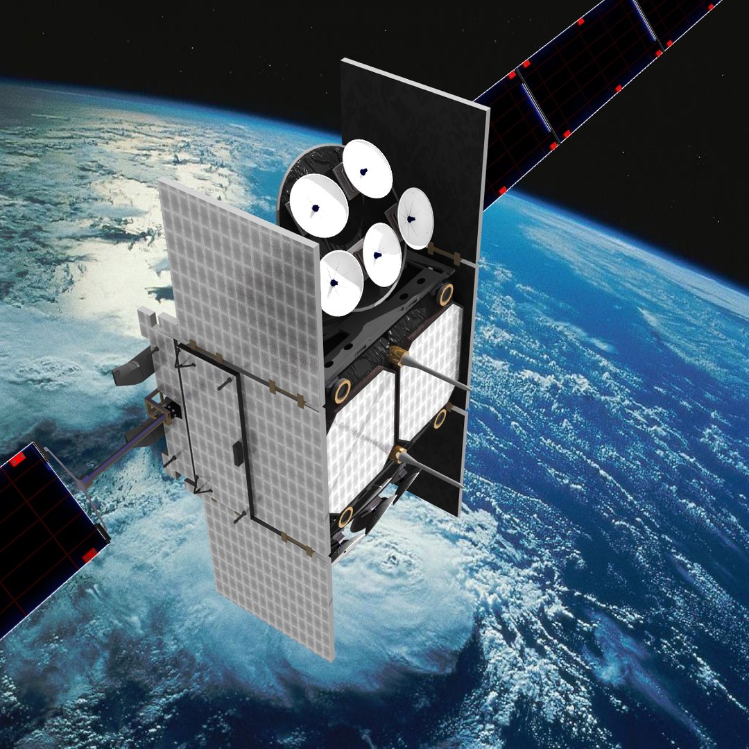 3d global satcom model
