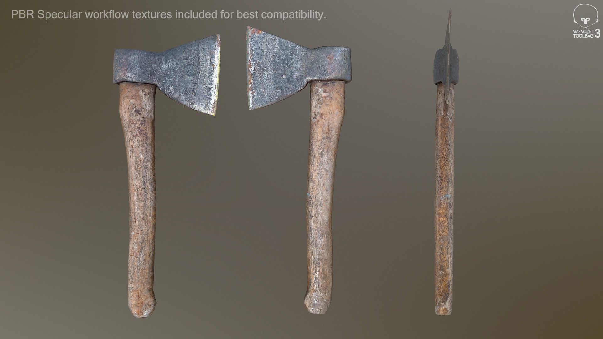 3D model Old Axe Game Ready PBR Metallic https://p.turbosquid.com/ts-thumb/Gv/w47V85/sZ/screenshot001/jpg/1743040401/1920x1080/fit_q87/3b8ae4a618335e42661fdf5d1cbb8ddb3c1c32a7/screenshot001.jpg