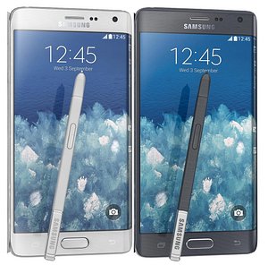 3d samsung galaxy note edge model