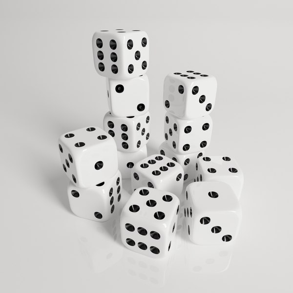 gambling dice 3d model