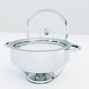 Chafing dish round Rechaud