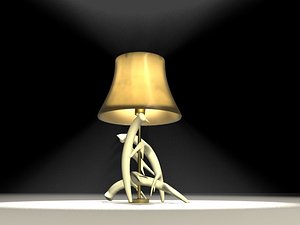 deer antler lamp