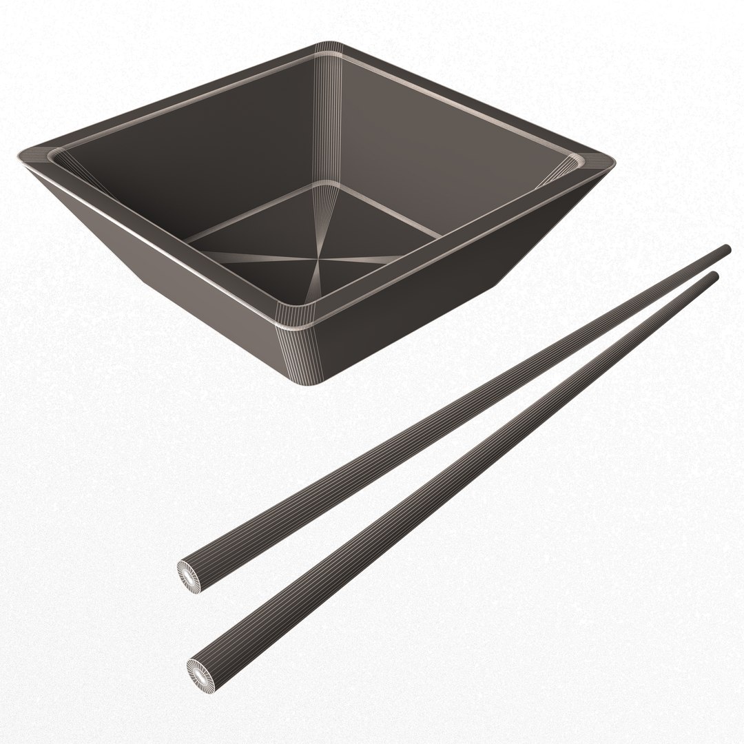 3D Food and Tableware Collection https://p.turbosquid.com/ts-thumb/Gw/7VXvTC/Q0/wireframebowlforsushisauceandjapanesesticks1/jpg/1647199969/1920x1080/fit_q87/60268010830ff55e56be04217281663f2cf234a9/wireframebowlforsushisauceandjapanesesticks1.jpg