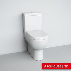 toilet wc 3d model