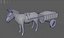 3D DONKEY WITH CART