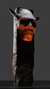 The prehistoric idol model