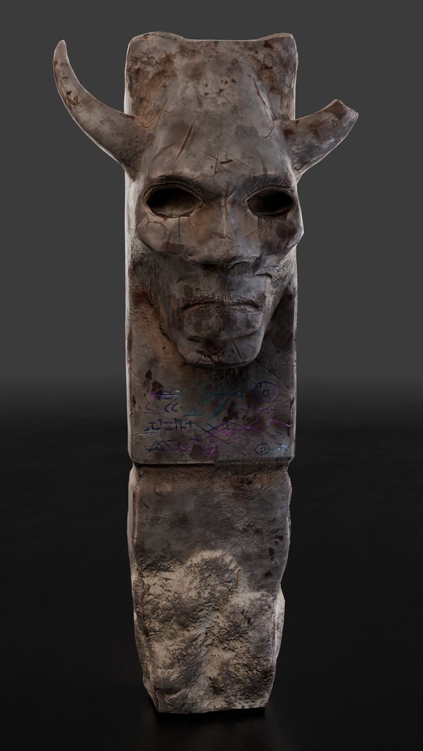 The prehistoric idol model https://p.turbosquid.com/ts-thumb/Gw/DbXURV/hl/mihalpirogovfront/jpg/1746685889/1920x1080/fit_q87/403cd858af291b303426558da352a8abf9e0778b/mihalpirogovfront.jpg