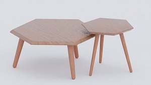 3D Metric Coffee Table and Metric End Table