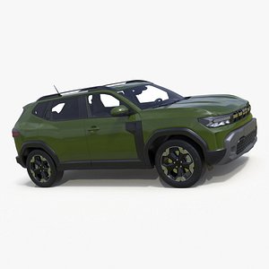 Modern Crossover SUV Green model